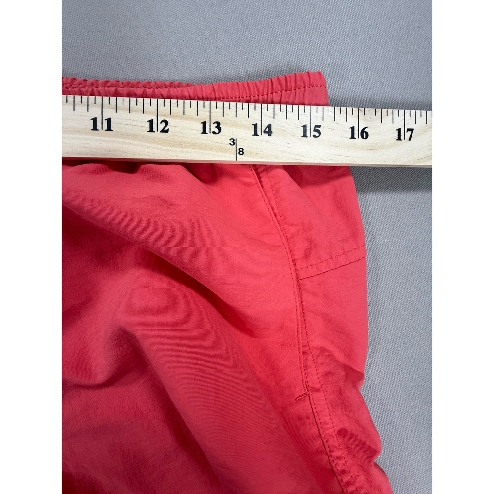 Patagonia Shorts Womens Medium Baggies Coral Pink Unlined Pockets Run Hike Walk - Picture 8 of 9